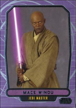 Star Wars Galactic Files (Base Set) card 38 Mace Windu Jedi Master