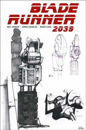 Blade Runner 2039 issue 12-D Syd Mead Cover