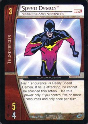 Avengers: VS System (Base Set) card MAV-109 Speed Demon