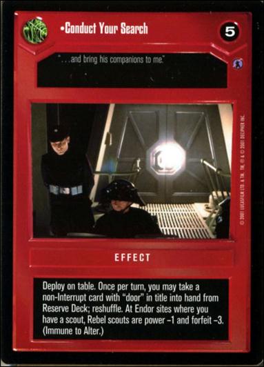 Star Wars: Reflections III (Base Set) card 51 Conduct Your Search