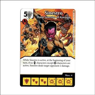 DC Comics Dice Masters War of Light card 24 Sinestro: Thaal Sinestro of Korugar
