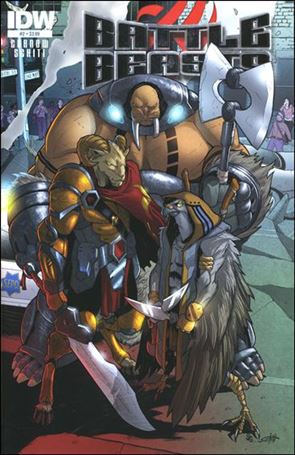Battle Beasts (2012) issue 2 Valerio Schiti Cover