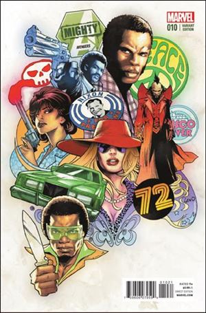 Mighty Avengers (2013) issue 10-B Greg Land & Edgar Delgado 1:10 Cover