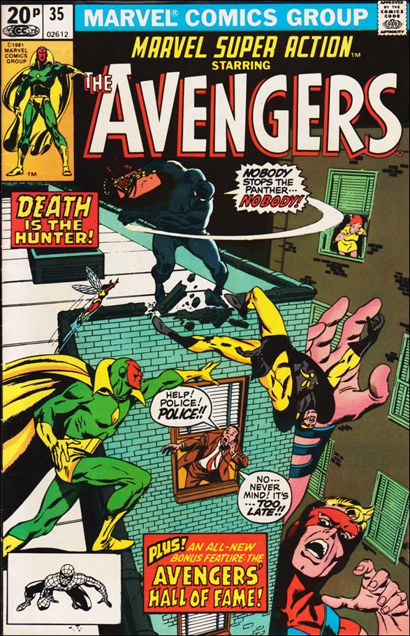 Marvel Super Action (1977) issue 35-B UK Price Cover