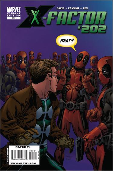 X-Factor (1986) issue 202-B Tom Raney 1:15 "Deadpool" Cover