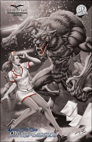 Grimm Fairy Tales Myths & Legends issue 3-F DF Al Rio Spot Color Cover 1/1000
