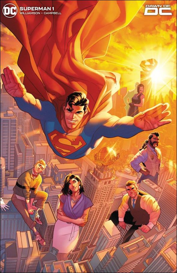 Superman (2023) issue 1-P Jamal Campbell 1:100 Foil Cardstock Cover