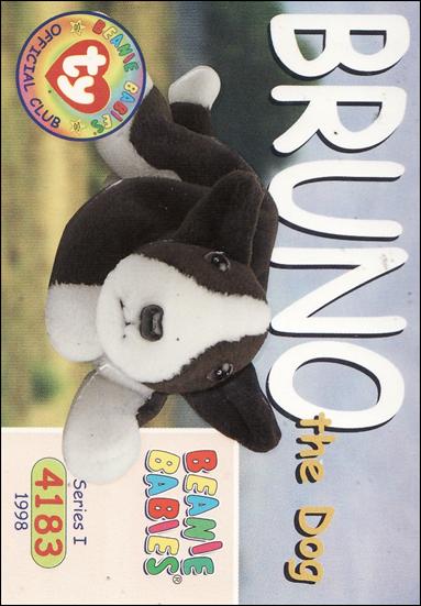 Beanie Babies Series 1 (Base Set) card 57 Bruno the Dog