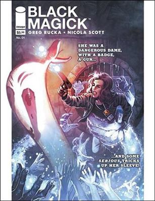 Black Magick issue 1-C Rick Burchett Magazine Cover