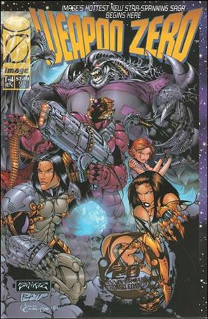 Weapon Zero (1995) issue T-4-B Chicago Comicon Foil Stamp Cover