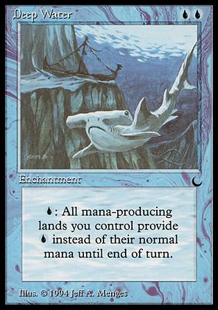 Magic the Gathering: The Dark (Base Set) card 23 Deep Water