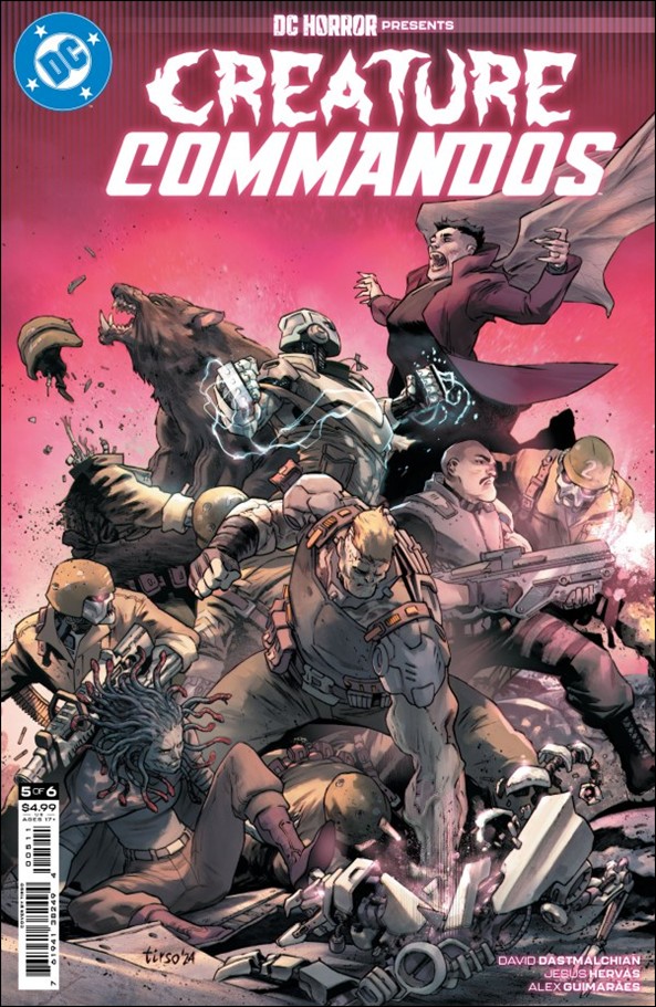 DC Horror Presents: Creature Commandos issue 5 Tirso Cons Cover