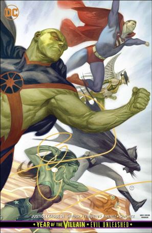 Justice League (2018) issue 31-B Julian Totino Tedesco Cover
