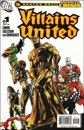 Villains United issue 1-C White Background Cover (3rd Printing)