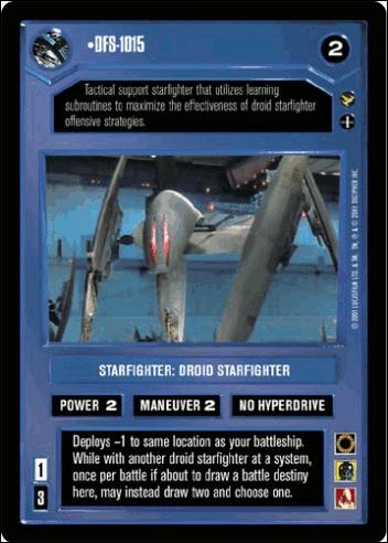 Star Wars: Theed Palace Limited (Base Set) card 51 DFS-1015