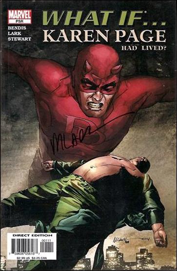 What If: Karen Page had Lived? issue 1-B DF (signed by Michael Lark)