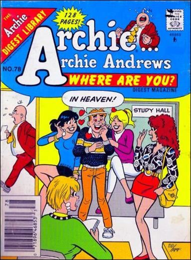 Archie…Archie Andrews, Where Are You Comics Digest Magazine issue 78