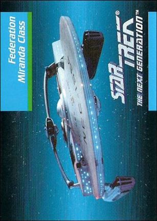 Star Trek: The Next Generation - Inaugural Edition (Base Set) card 41 Federation Miranda Class 