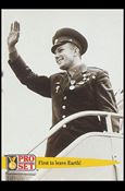 Guinness World Records (Base Set) card 40 First to leave Earth!