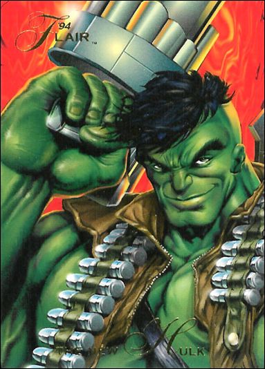Marvel Annual Flair '94 (Base Set) card 77 The New Hulk