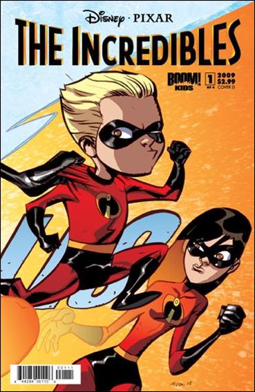 Incredibles: Family Matters issue 1-D Michael Avon Oeming "Dash and Violet" Cover