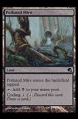 Magic the Gathering: Premium Deck Series: Graveborn (Base Set) card 26 Polluted Mire