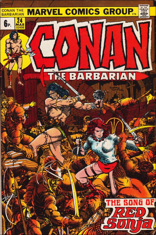 Conan the Barbarian (1970) issue 24-B UK Price Cover