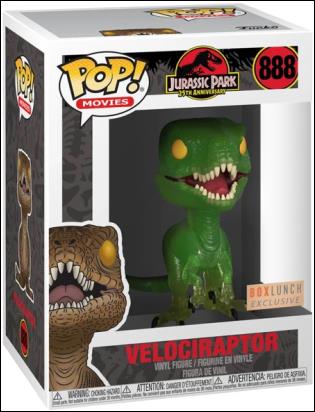 POP! Movies figure 888 Velociraptor (Clever Girl) BoxLunch Exclusive