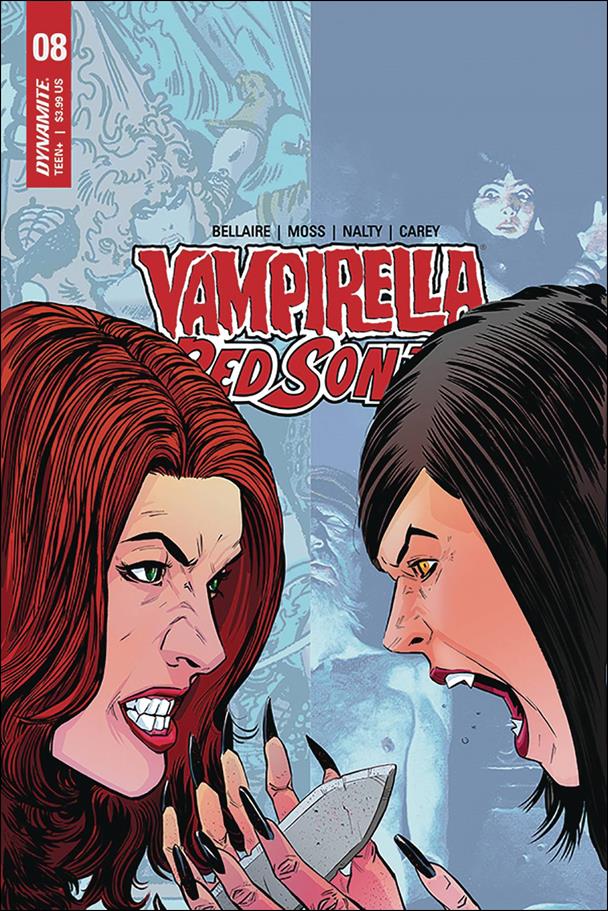 Vampirella / Red Sonja issue 8-E Drew Moss Cover