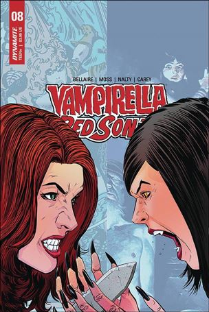 Vampirella / Red Sonja issue 8-E Drew Moss Cover