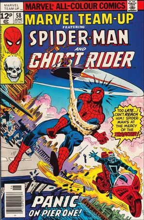 Marvel Team-Up (1972) issue 58-C UK Price Cover