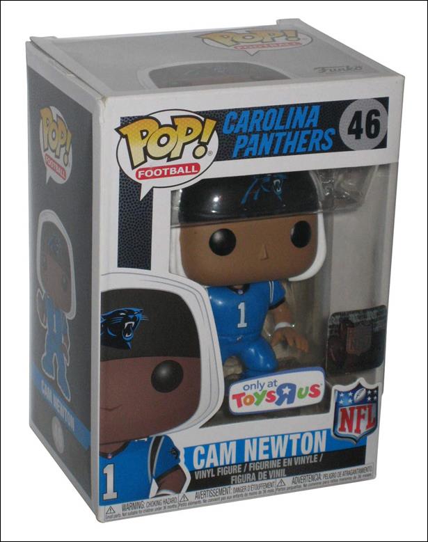 Pop! Football (NFL) figure 46-C Cam Newton (Color Rush Toys R Us Exclusive)