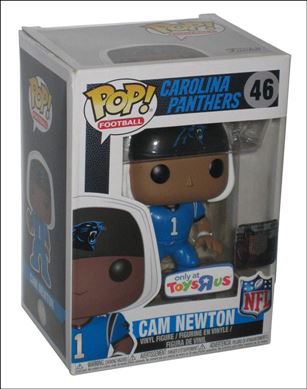 Pop! Football (NFL) figure 46-C Cam Newton (Color Rush Toys R Us Exclusive)
