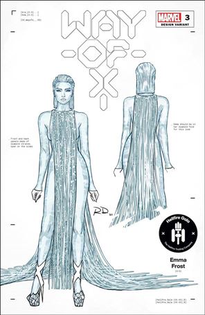 Way of X issue 3-D Russell Dauterman 1:50 Character Design Cover
