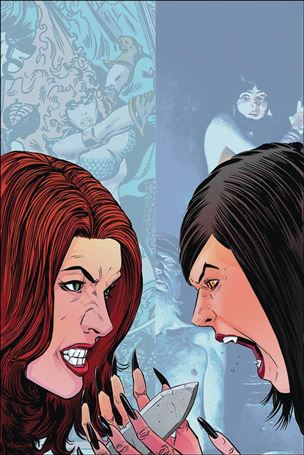 Vampirella / Red Sonja issue 8-J Drew Moss 1:30 Virgin Cover