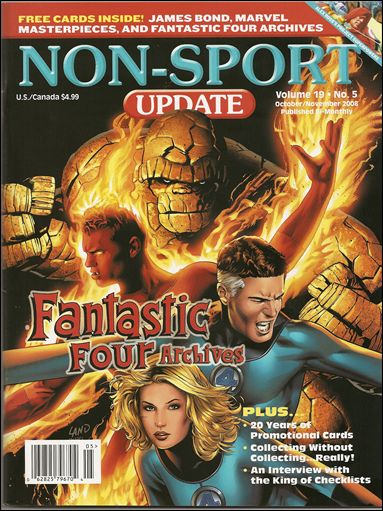 Non-Sport Update (2008) issue 5 Polybagged w / Promo Cards