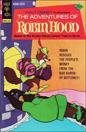Walt Disney Productions the Adventures of Robin Hood Cover Image 2