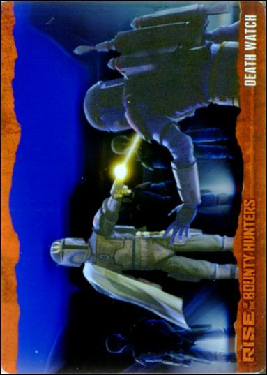 Star Wars: The Clone Wars Rise of the Bounty Hunters (Animation Cel Subset) card 4 Death Watch