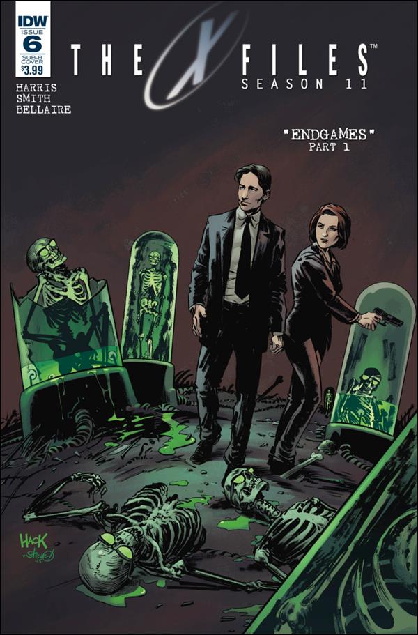 X-Files: Season 11 issue 6-C Robert Hack Subscription Cover