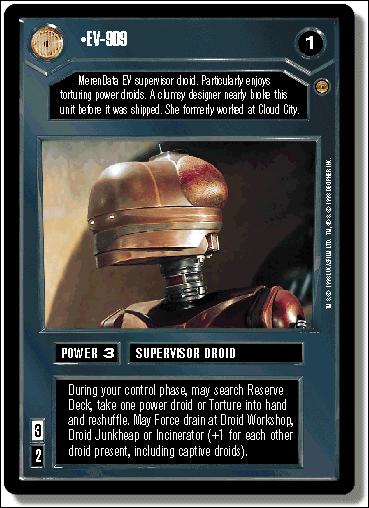 Star Wars: Jabba's Palace Limited (Base Set) card 47 EV-9D9