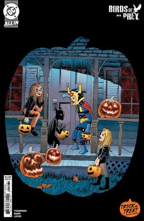 Birds of Prey (2023) issue 14-D Kelley Jones Trick or Treat Cardstock Cover