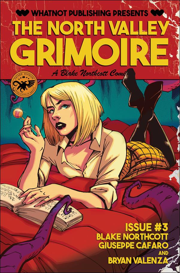 North Valley Grimoire issue 3-C Giuseppe Cafaro Pulp Fiction Homage Cover