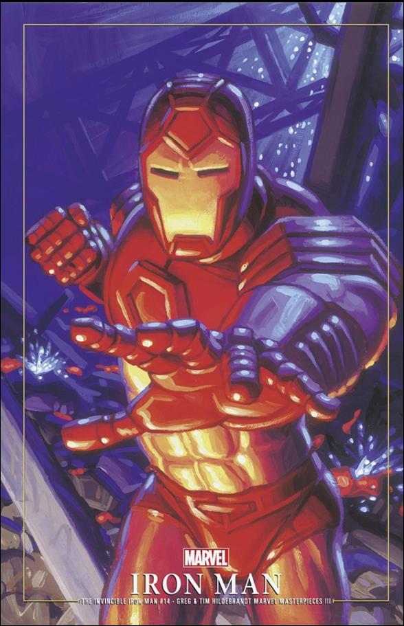 Invincible Iron Man (2022) issue 14-B Greg & Tim Hildebrandt Marvel Masterpiece Cover