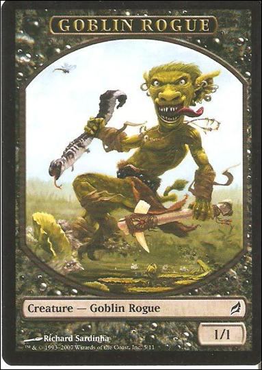 Magic the Gathering: Lorwyn (Token Subset) card 5 Goblin Rogue