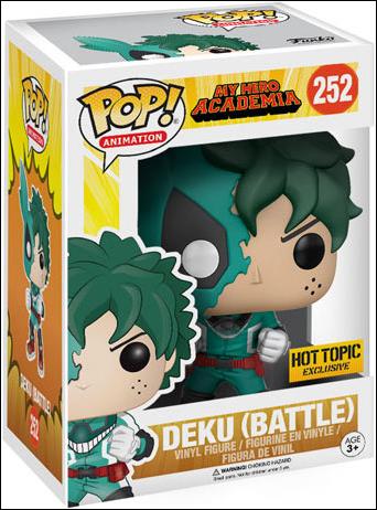 POP! Animation figure 252 Deku (Battle) Hot Topic Exclusive