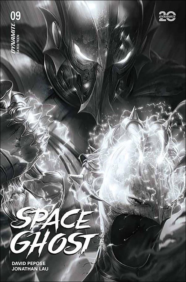 Space Ghost (2024) issue 9-O Francesco Mattina B&W 1:7 Cardstock Cover