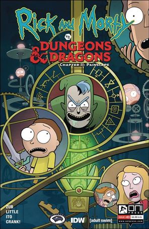 Rick and Morty vs Dungeons & Dragons Chapter II: Painscape issue 3 Troy Little Cover