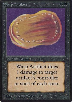 Magic the Gathering: Limited Edition Alpha (Base Set) card 133 Warp Artifact