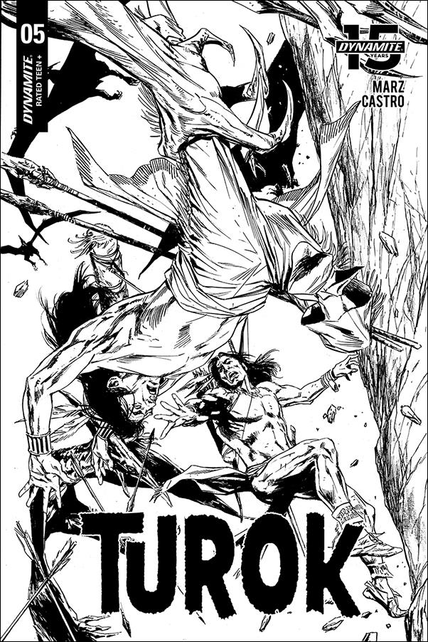 Turok (2019) issue 5-D Butch Guice 1:20 Black & White Cover