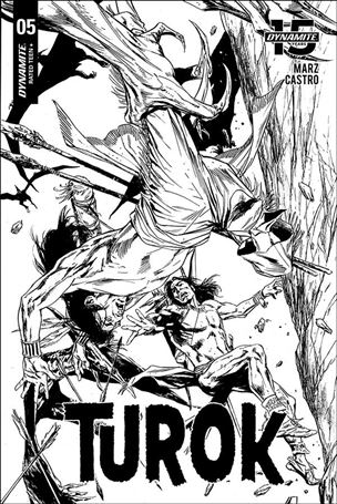 Turok (2019) issue 5-D Butch Guice 1:20 Black & White Cover